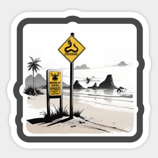 Nagaruda Beach Sticker